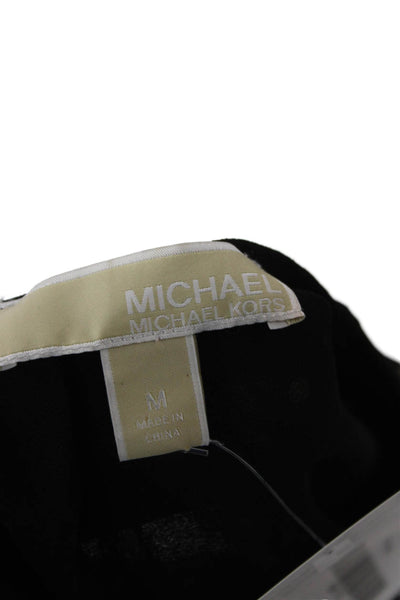 Michael Michael Kors Womens Blouson Polka Dot Dress Black Long Sleeve Size M