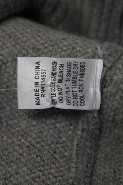THML Unisex Beige Geometric Stars Pullover Sweater Crew Neck Size S