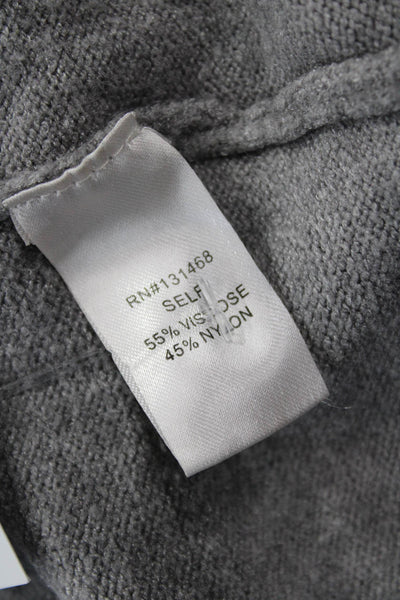 six/fifty Unisex Gray Geometric Star Crew Neck Pullover Sweater Size S