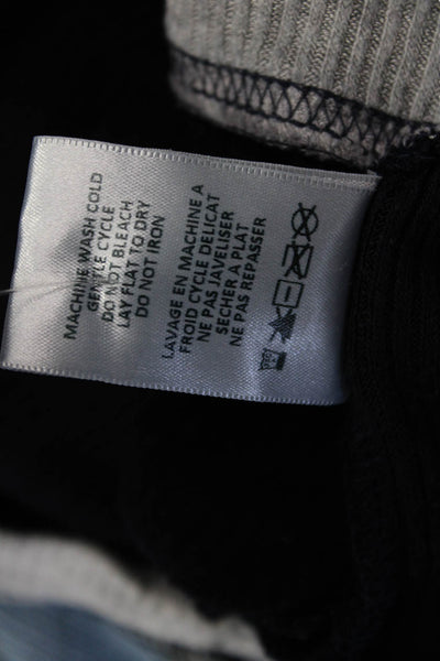 Michael Lauren Unisex Cardigan Black V Neck Long Sleeve Button Size XS