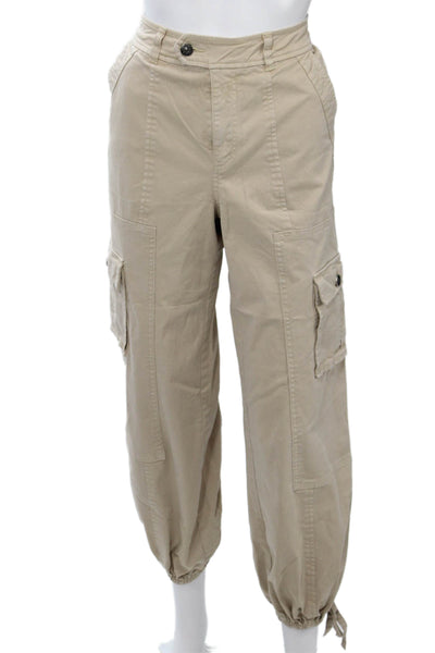 Cinq à Sept Unisex Cargo Jogger Pants Beige Size 4