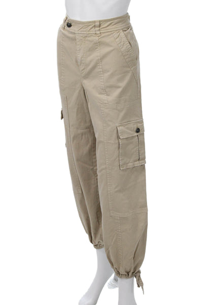 Cinq à Sept Unisex Cargo Jogger Pants Beige Size 4