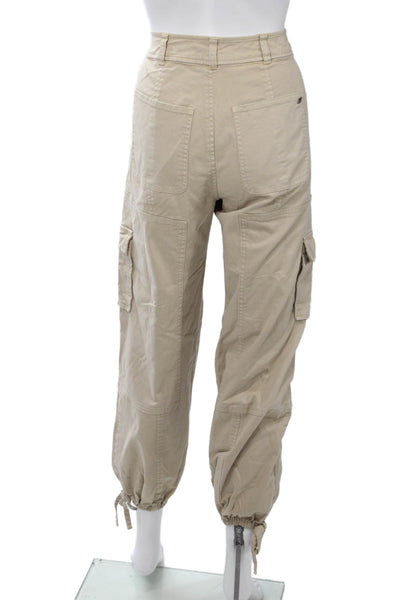 Cinq à Sept Unisex Cargo Jogger Pants Beige Size 4