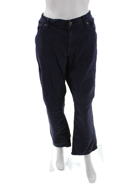 Joes Mens Cropped Dark Blue High Rise Pants Size 36