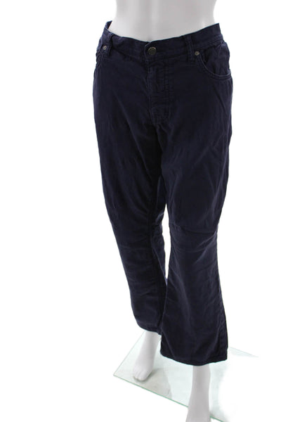 Joes Mens Cropped Dark Blue High Rise Pants Size 36