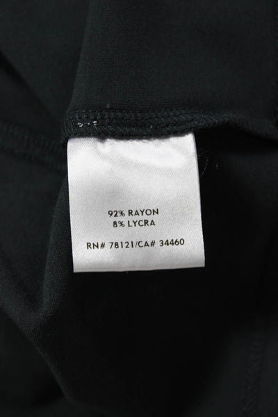 Eileen Fisher Women Basic Dark Gray Tank Round Neck Sleeveless Size L
