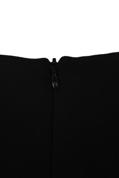 Drew Womens Fit & Flare Dress Black Short Sleeve Round Neck Size XS