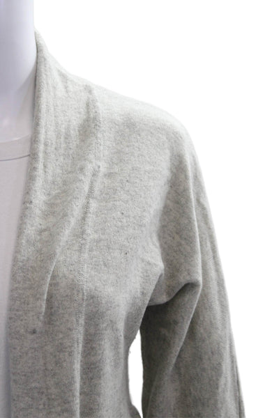 Calypso Saint Barth Unisex Gray Cashmere Cardigan 3/4 Sleeve Size L