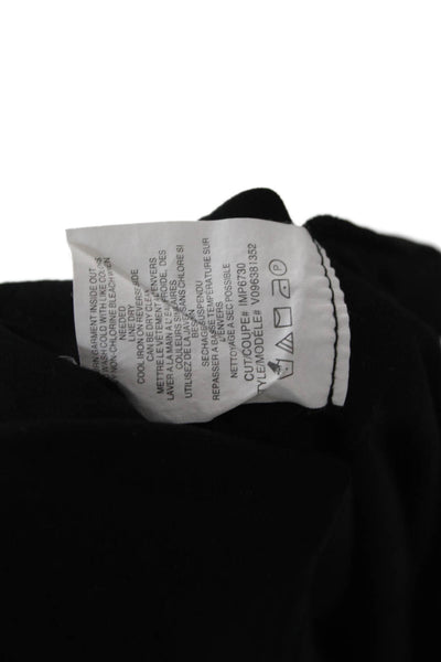 Vince Womens Black Cotton Basic Sleeveless Tank Round Neck Size M