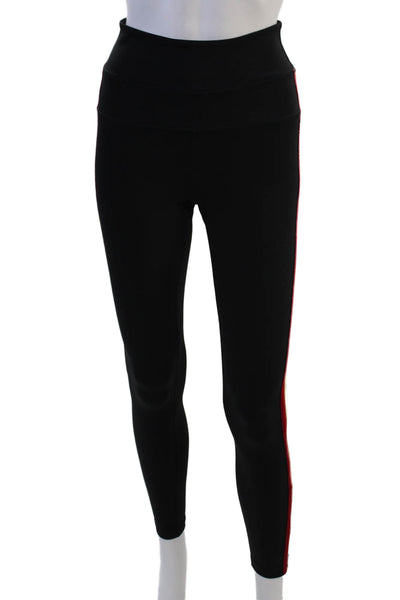 Spiritual Gangster Womens Black Striped Ankle Leggings Size S