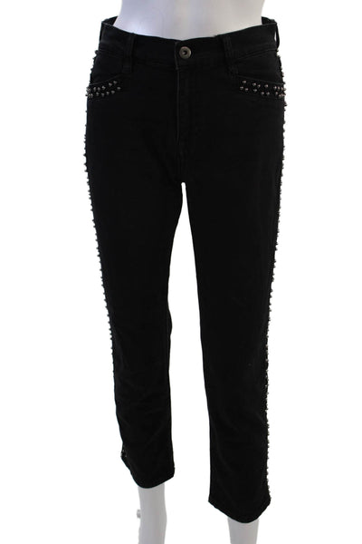 Pistola Womens Ankle Skinny Black Jeans Mid Rise Size 26