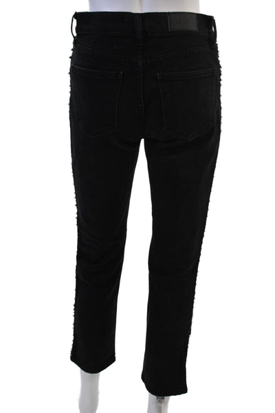 Pistola Womens Ankle Skinny Black Jeans Mid Rise Size 26