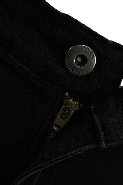 Pistola Womens Ankle Skinny Black Jeans Mid Rise Size 26