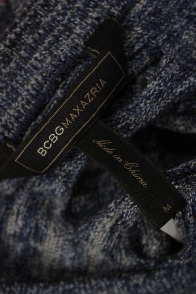 BCBGMAXAZRIA Unisex Pullover Navy Striped Crewneck Size S