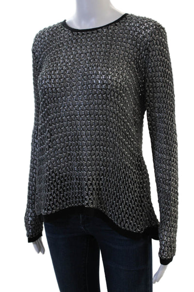 Generation Love Unisex Black Geometric Crewneck Pullover Size XS