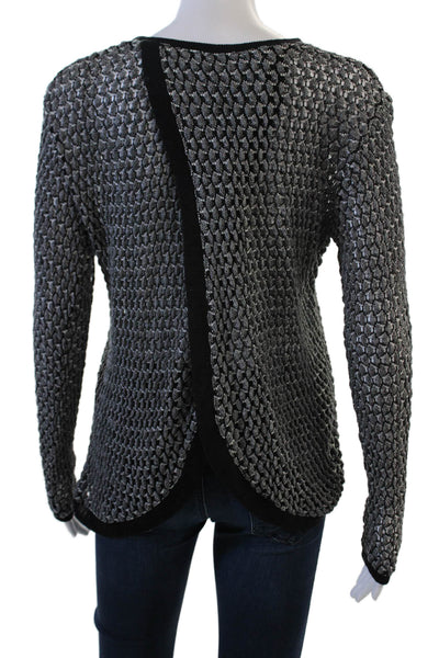 Generation Love Unisex Black Geometric Crewneck Pullover Size XS