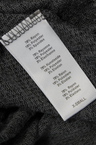 Project Social T Women Dark Gray Basic Sleeveless Tank Round Neck Size XS