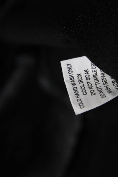 One Way Womens Camisole Black V-Neck Tie Polyester Sleeveless Size 6