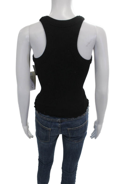 Intimately Free People Womens Cropped Tank Black Petite Size XS