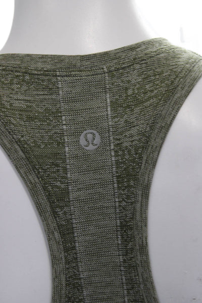 Lululemon Womens Green Basic Sleeveless Tank Polyester Size 8