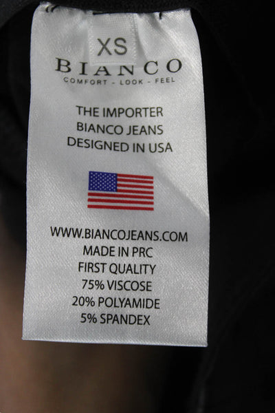 Bianco Womens Ankle Jegging Black Size XS
