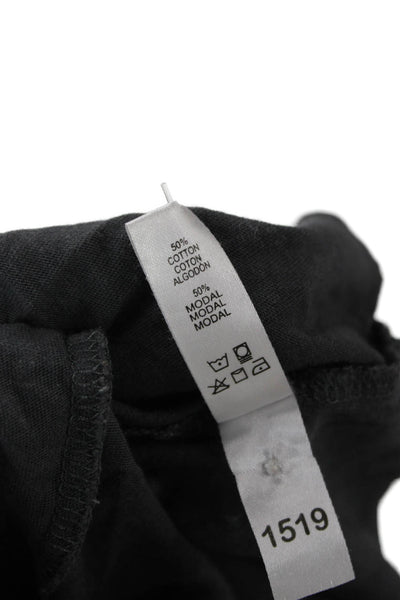 Cosabella Womens Button Front Long Sleeve Collared Pajama Shirt Gray Size Medium