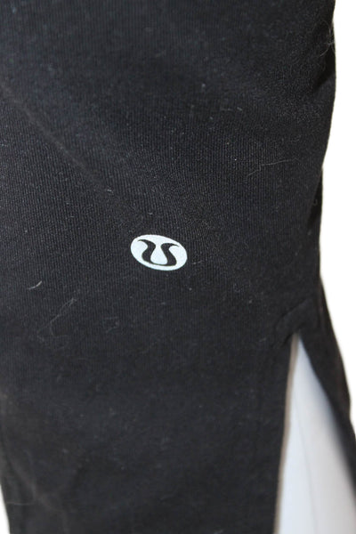 Lululemon Womens Capri Leggings Black Nylon Blend Size 6