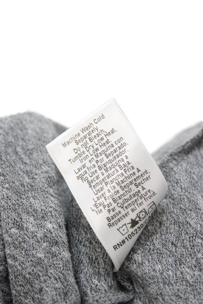 Current/Elliott Womens Gray T-Shirt Dress Short Sleeve Round Neck Size 2