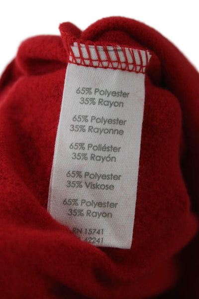 PJ Salvage Womens Long Sleeve Crew Neck Grateful Pajama Sweater Red Size XS