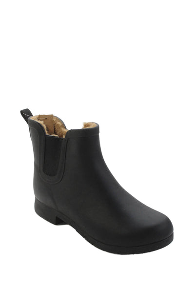 Chooka Womens Waterproof Delridge Chelsea Ankle Rain Boots Black Size 9