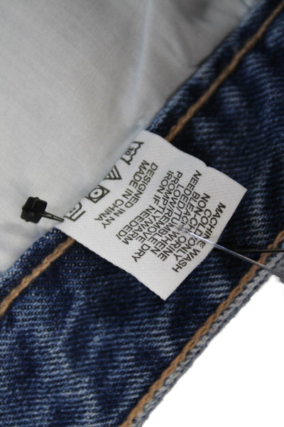Katie J Childrens Girls Ripped Light Wash Jeans Blue Cotton Size 14