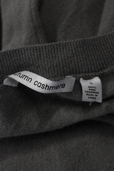 Autumn Cashmere Unisex Gray 100% Cashmere Pullover Sweater Size S