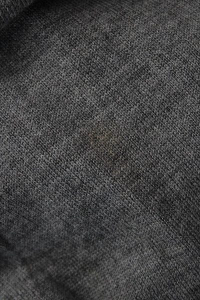 Lululemon Womens Pullover Turtleneck Cotton Sweater Gray Long Sleeve Size 8