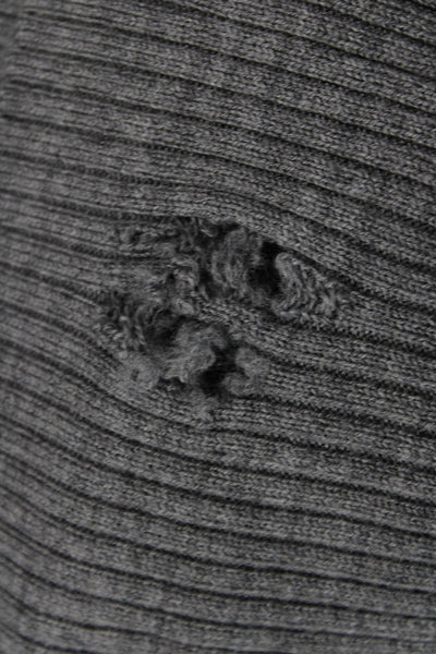 Lululemon Womens Pullover Turtleneck Cotton Sweater Gray Long Sleeve Size 8