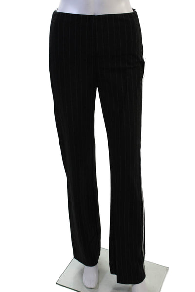 Lysse Women Dress Pants Black Striped 33 Inseam Size M