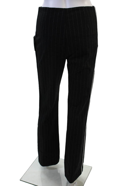Lysse Women Dress Pants Black Striped 33 Inseam Size M