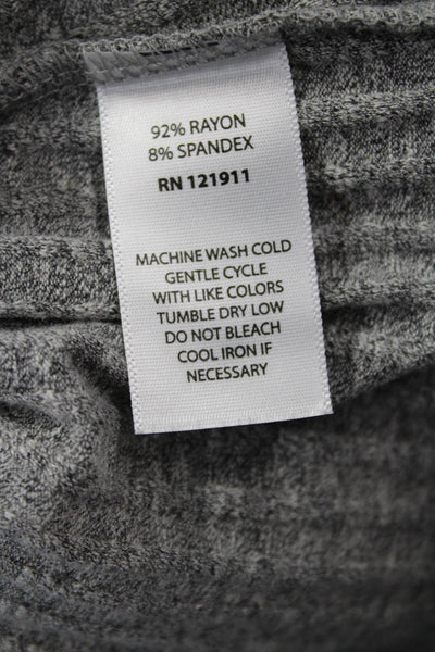 LNA Women V-Neck Sleeveless Camisole Gray Size M