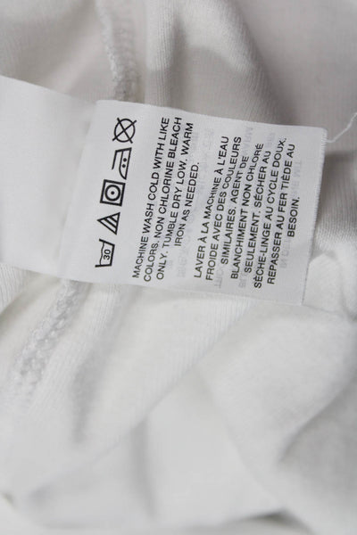 J Crew Women White Sleeveless Cotton Camisole Round Neck Size M