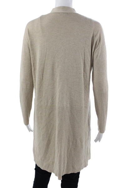Splendid Unisex Beige Cashmere Blend Cardigan Long Sleeve Size S