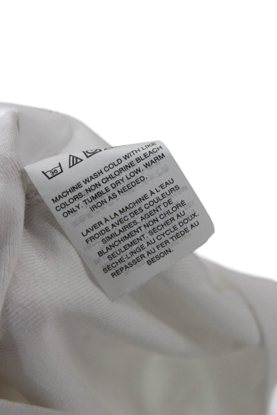 J Crew Womens Basic Camisole White 100% Cotton Round Neck Size M