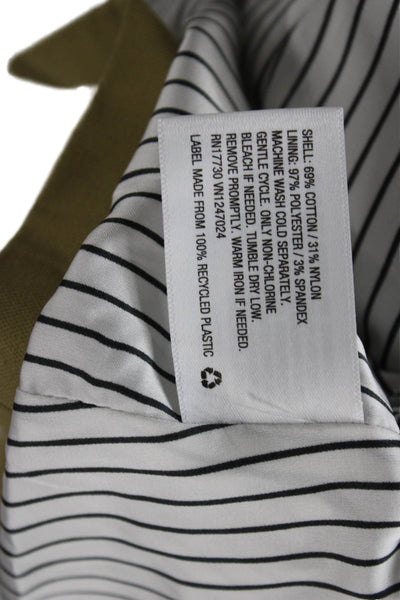 Nili Lotan For Target Women Tan Trench Coat Button Front Long Sleeve Size S