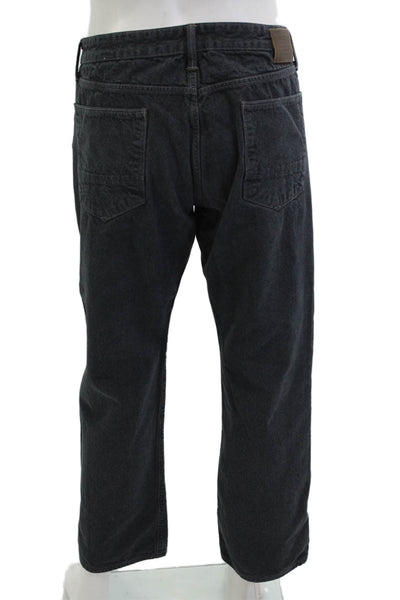 Agave Denim Co Mens Cropped Straight Dark Gray Jeans Size 38