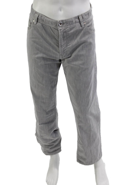 Alberto Mens Chino Pants Gray Big & Tall Size 38