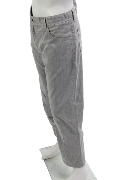 Alberto Mens Chino Pants Gray Big & Tall Size 38