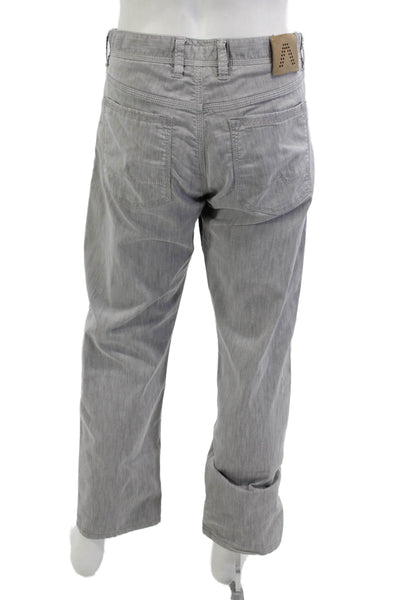 Alberto Mens Chino Pants Gray Big & Tall Size 38