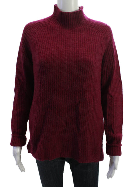 Christopher Fischer Unisex Pullover Cashmere Blend Mock Neck Long Sleeve Size S