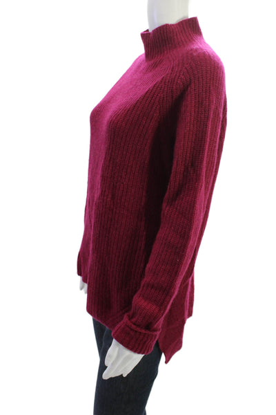 Christopher Fischer Unisex Pullover Cashmere Blend Mock Neck Long Sleeve Size S