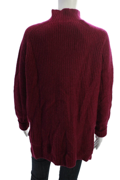 Christopher Fischer Unisex Pullover Cashmere Blend Mock Neck Long Sleeve Size S