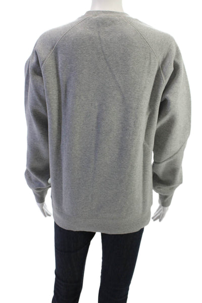 Carhartt Unisex Pullover Sweatshirt Gray Crew Neck Long Sleeve Size XS