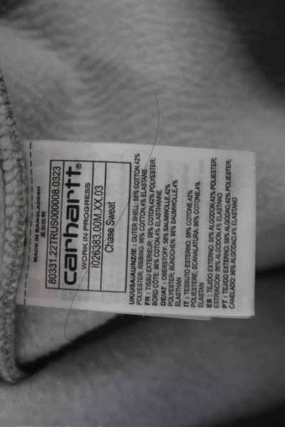 Carhartt Unisex Pullover Sweatshirt Gray Crew Neck Long Sleeve Size XS